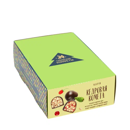  Кедровая комета Ассорти (9429) (классика, клюква, шишка, земляника), 540г   в Киришах