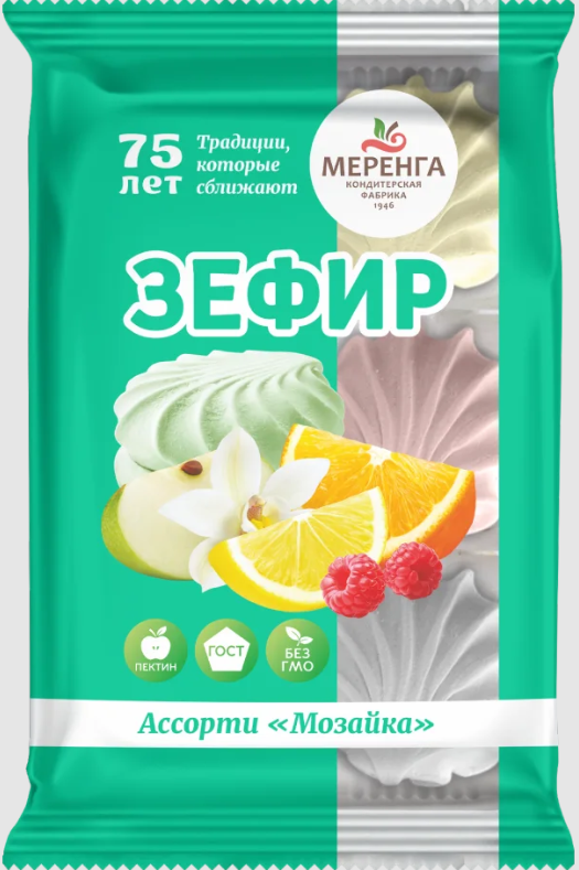  Меренга Зефир Мозайка, 270г  в Киришах