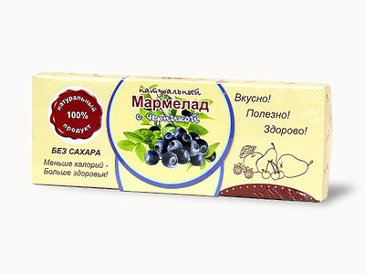 №2 Мармелад натуральный "Черника" 140г в Киришах
