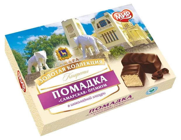  КФ МИР Помадка ШОКОЛАДНОЙ ГЛАЗУРИ 145г  в Киришах