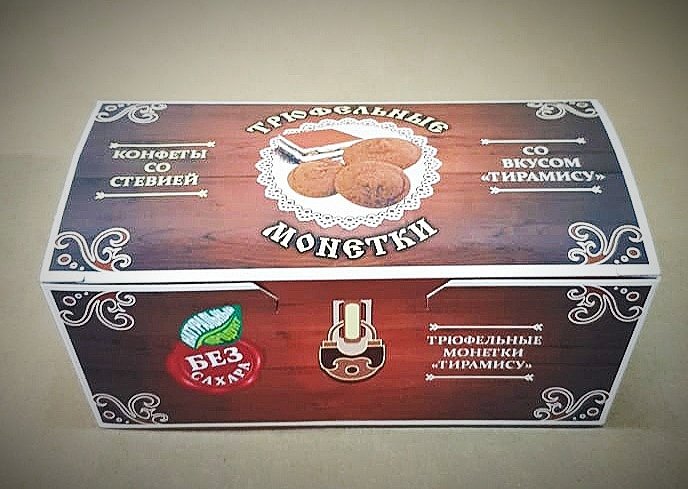  Трюфельные монетки вкус "Тирамису" 170г в Киришах