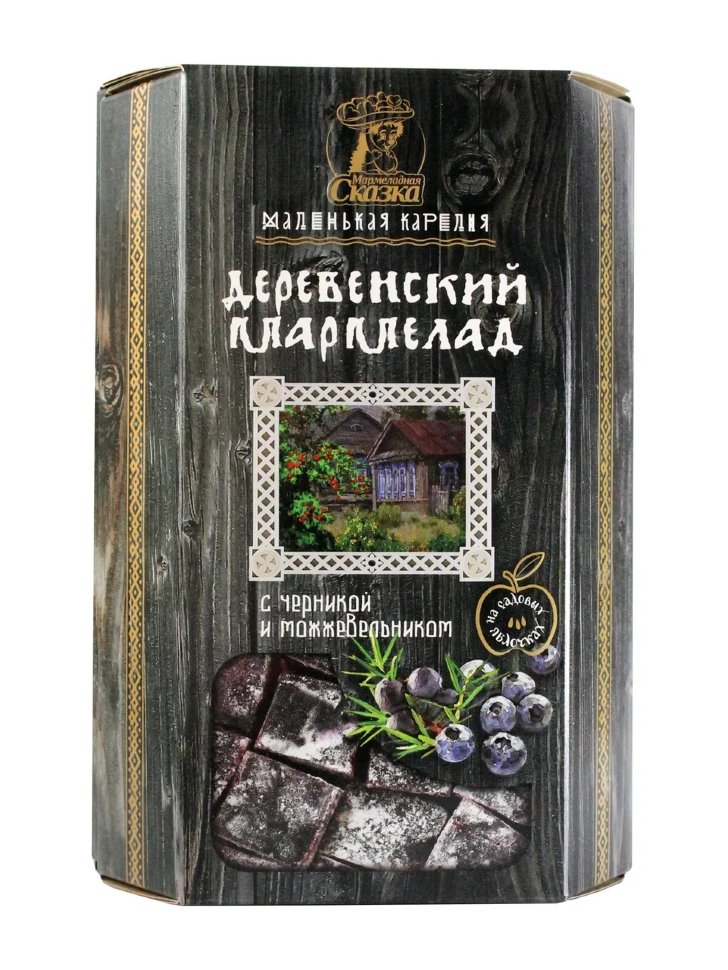  Мармелад деревенский "С черникой и можжевельником" 300г в Киришах