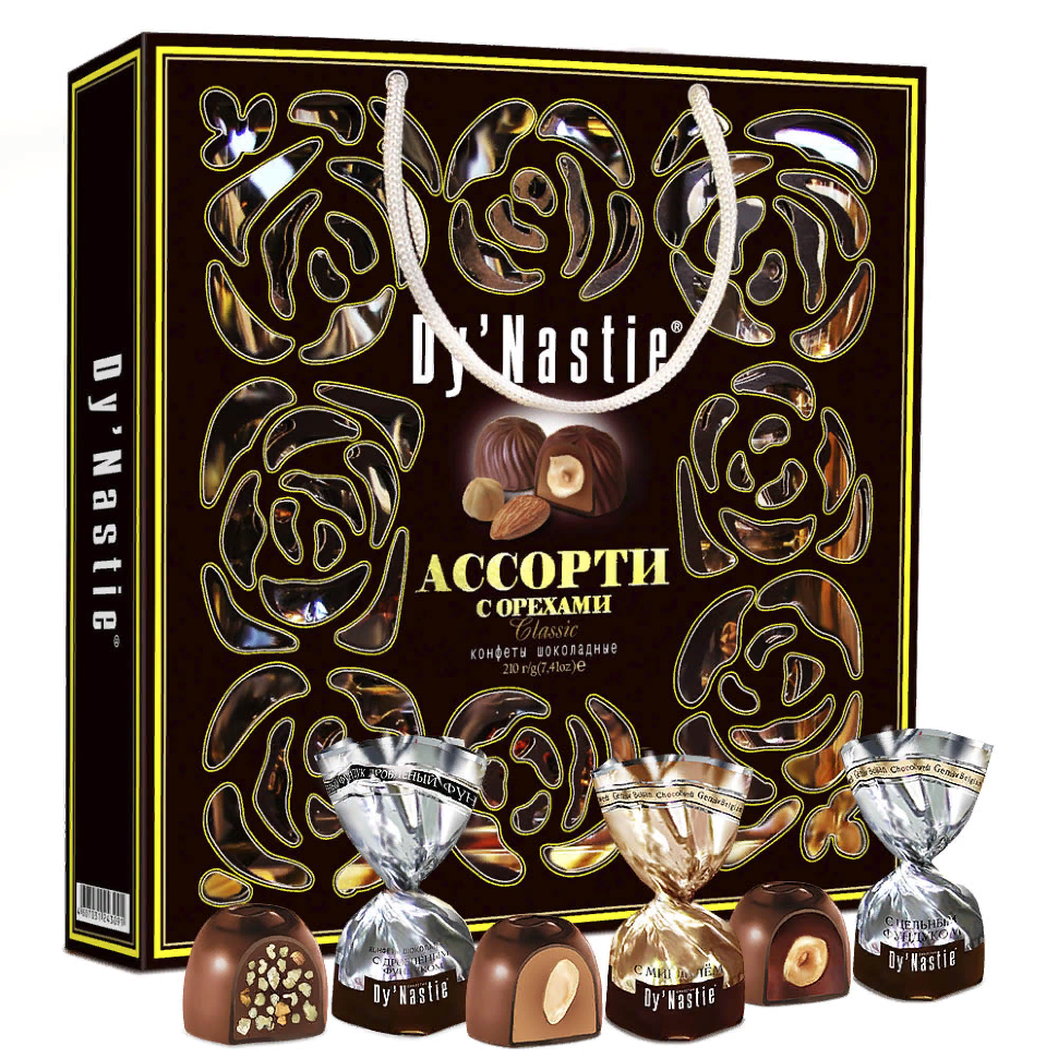  Династия Сумка Конфеты "Классик", 210г      в Киришах
