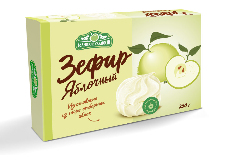  Зефир белевский "Яблочный" 250г в Киришах